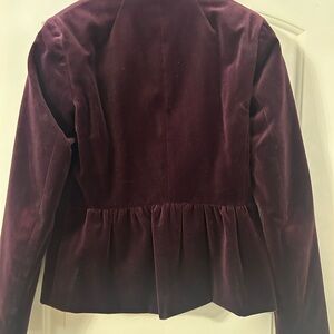 J Crew Velvet Blazer